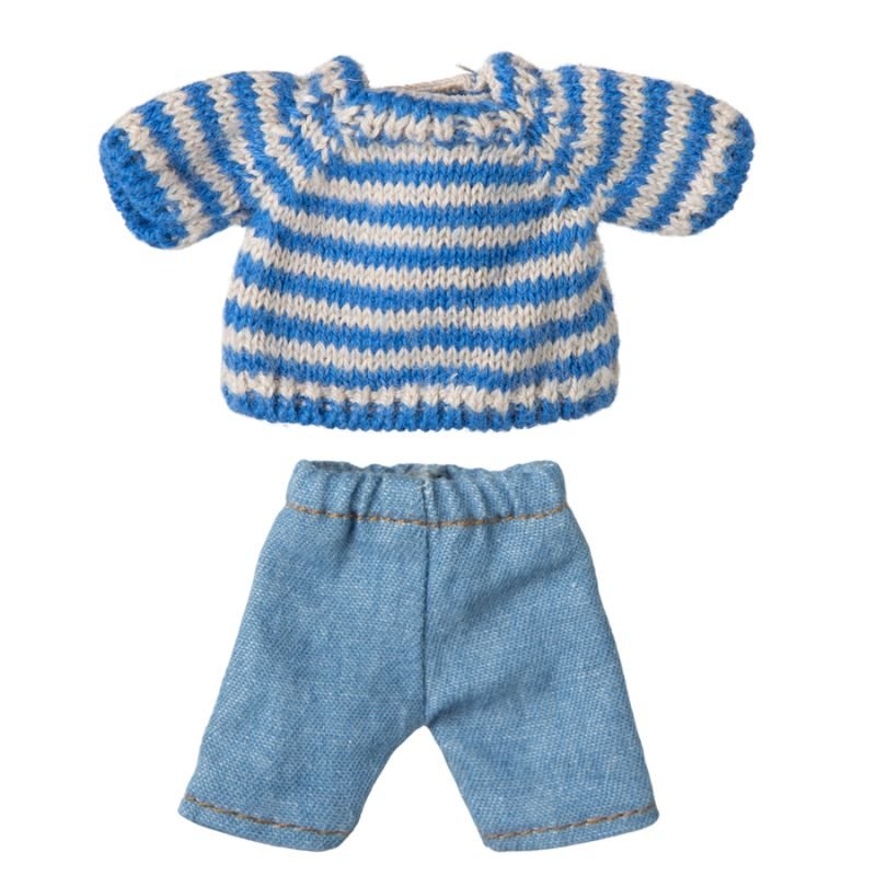 Tj til storebrormus - strikket sweater og bukser