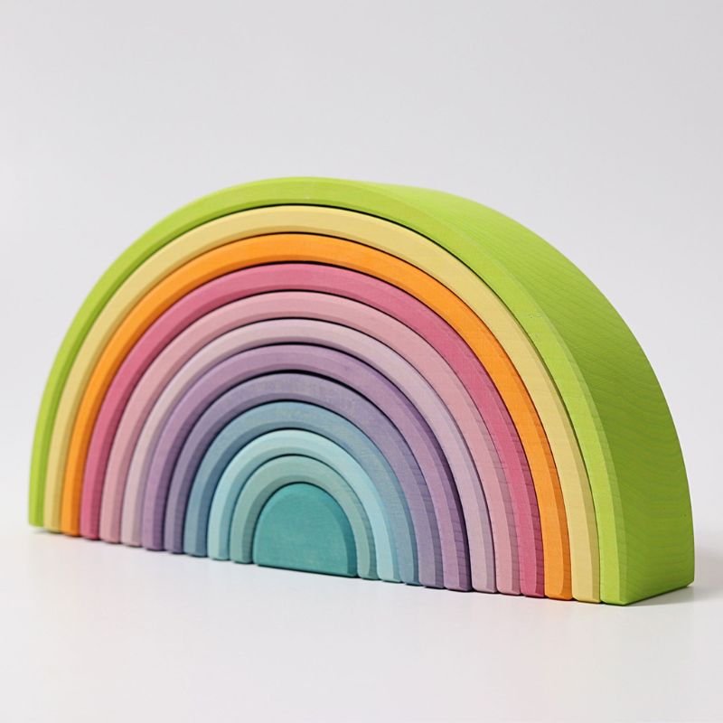Regnbue pastel - Stor