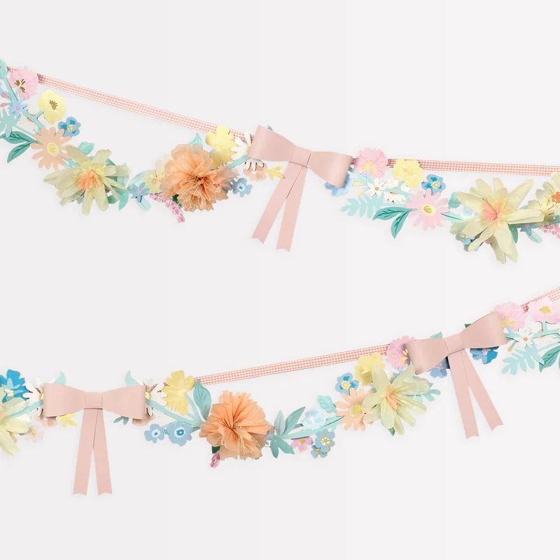 Garland blomster og sljfer
