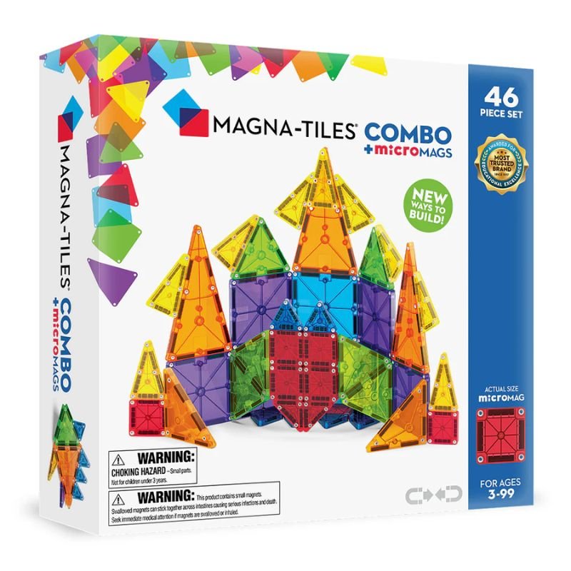 Magna-Tiles Micromags Combo - 46 dele
