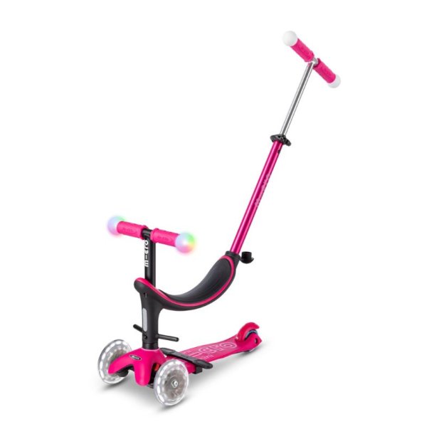 Mini2grow lbehjulst pink