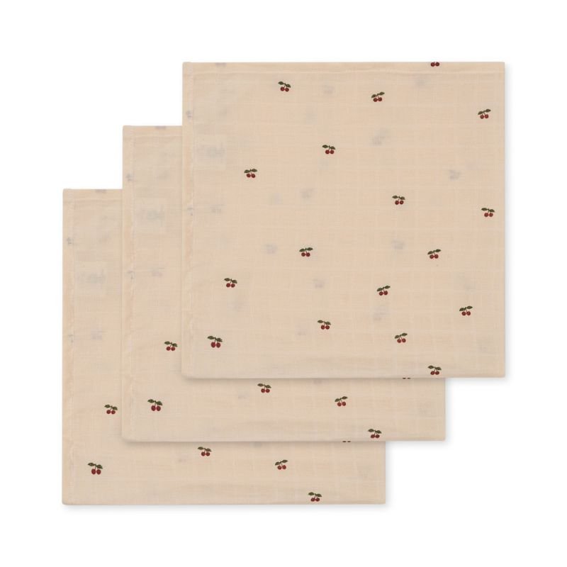 3-pak stofbleer - Cherry 