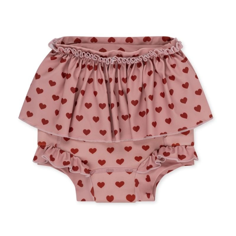 Babysvmmebukser - Hjerter (6-12M)