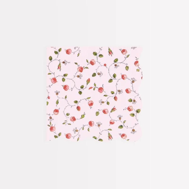 Servietter Ladure med blomster