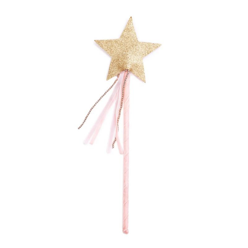 Stjernetryllestav pink med perlebnd